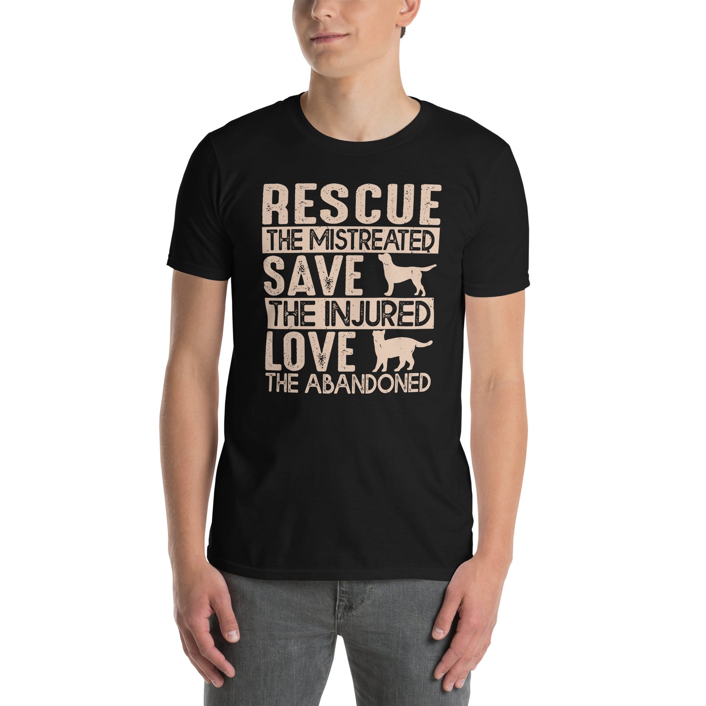 Adopt Animals Shirt - Support Animal Rescue T-Shirt - Cuccico Design