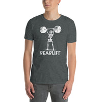 Funny Skeleton Deadlift T-Shirt - Gym Weightlifting Gift - Cuccico Design