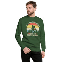 Bigfoot Sweatshirt: Rock Hunter Sasquatch Humor Apparel - Cuccico Design