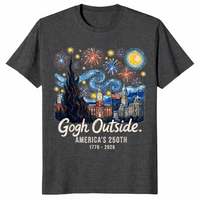 Gogh Outside Starry Night USA Shirt | America's 250th Anniversary Tee | Cuccico
