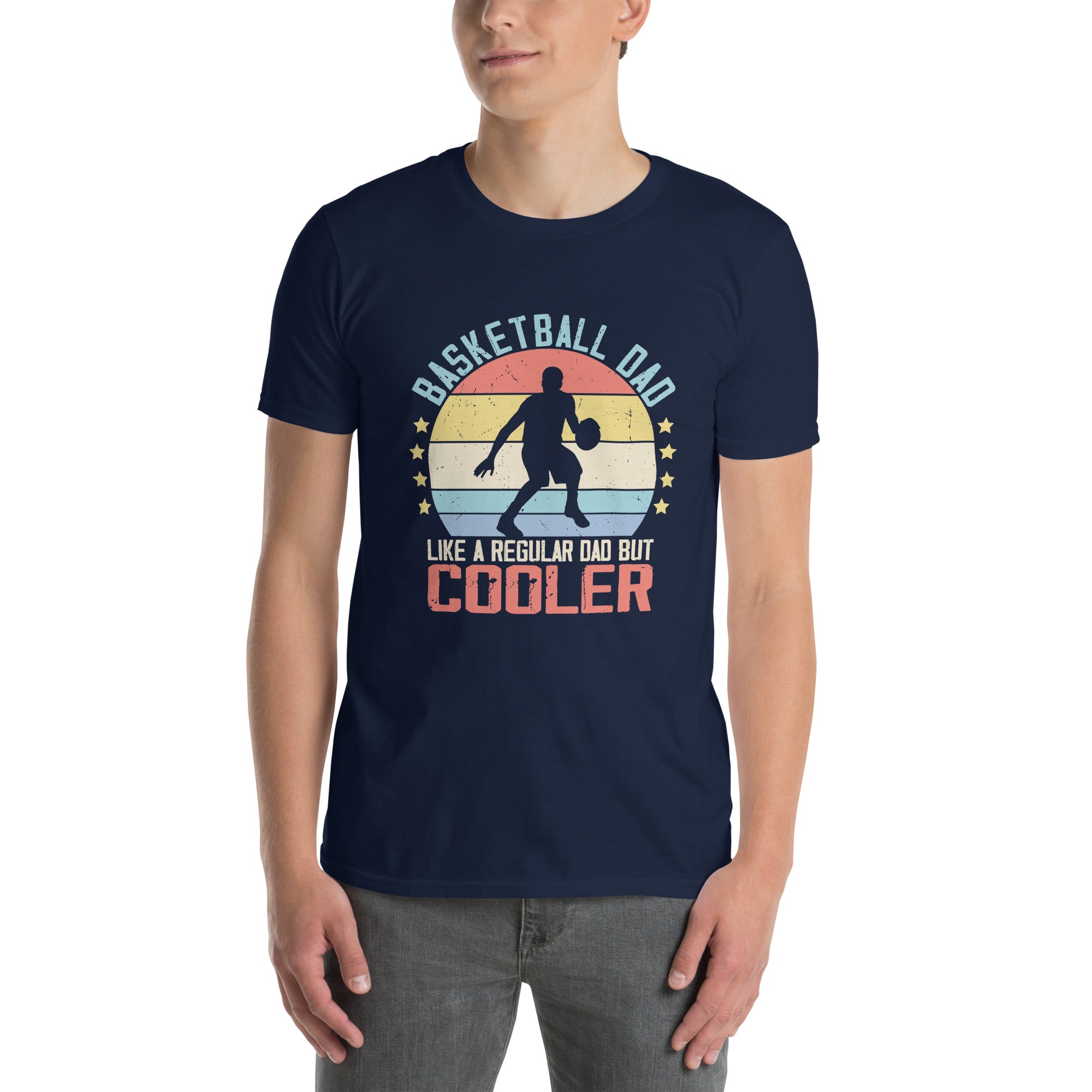 Basketball Dad T-Shirt - Funny Fathers Day Gift for Dads - Cuccico Design