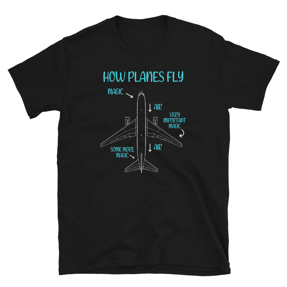 Funny Aerospace Engineer T-Shirt | How Planes Fly - Cuccico Design