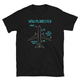 Funny Aerospace Engineer T-Shirt | How Planes Fly - Cuccico Design