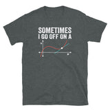 Funny Math T-Shirt: 'Go Off on a Tangent' Geek Tee - Cuccico Design