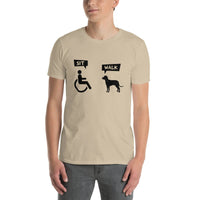 Funny Wheelchair Humor T-Shirt - Joke Design - Cuccico Design