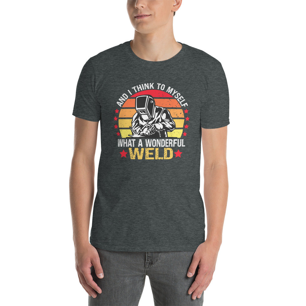 Welder Shirt: Wonderful Weld - Funny Welding Gift Tee - Cuccico Design