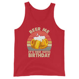 Funny Beer It's My Birthday Tank Top for Men - Cuccico Design