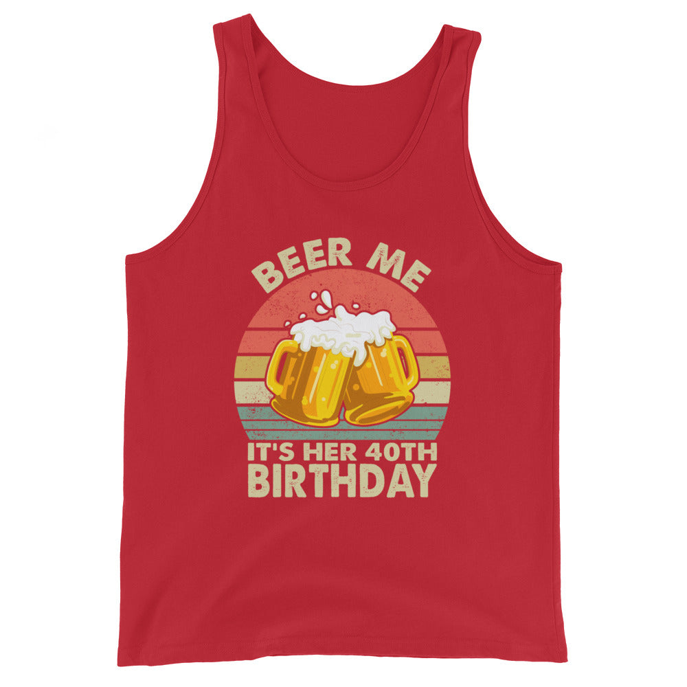 Funny Beer It's My Birthday Tank Top for Men - Cuccico Design