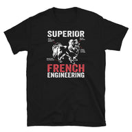 Funny Papillon T-Shirt - French Engineering Dog Gift - Cuccico Design