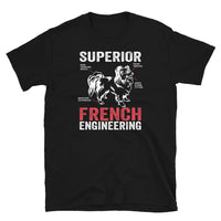 Funny Papillon T-Shirt - French Engineering Dog Gift - Cuccico Design