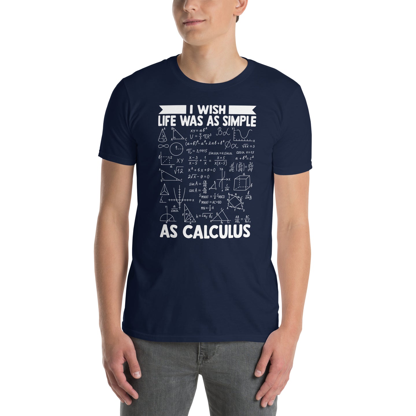 Math Teacher T-Shirt: Simple As Calculus Quote - Cuccico Design