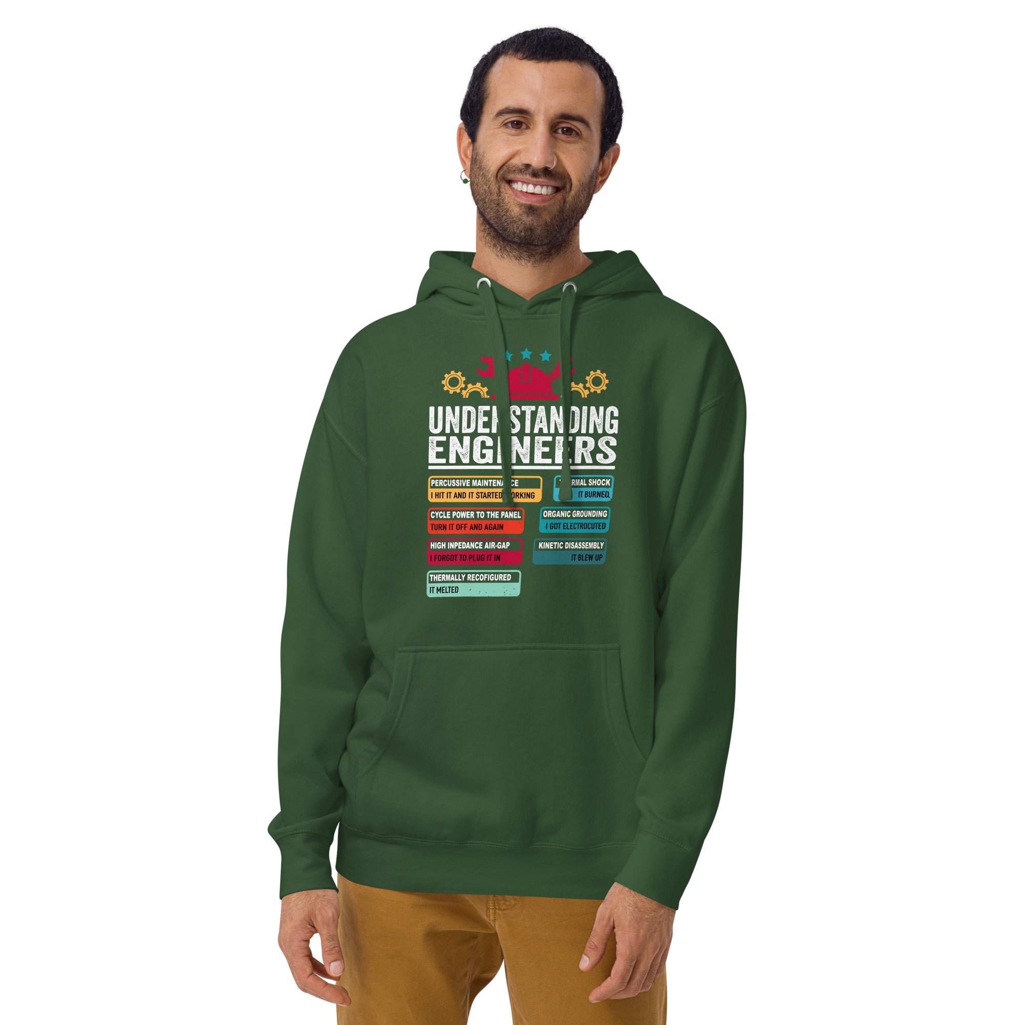 Funny Engineer Hoodie - Engineering Student Gift - Cuccico Design