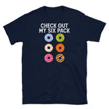 Funny Gym T-Shirt | "Six Pack" Donut Graphic Tee Unisex - Cuccico Design