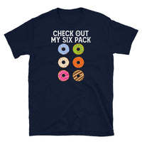 Funny Gym T-Shirt | "Six Pack" Donut Graphic Tee Unisex - Cuccico Design