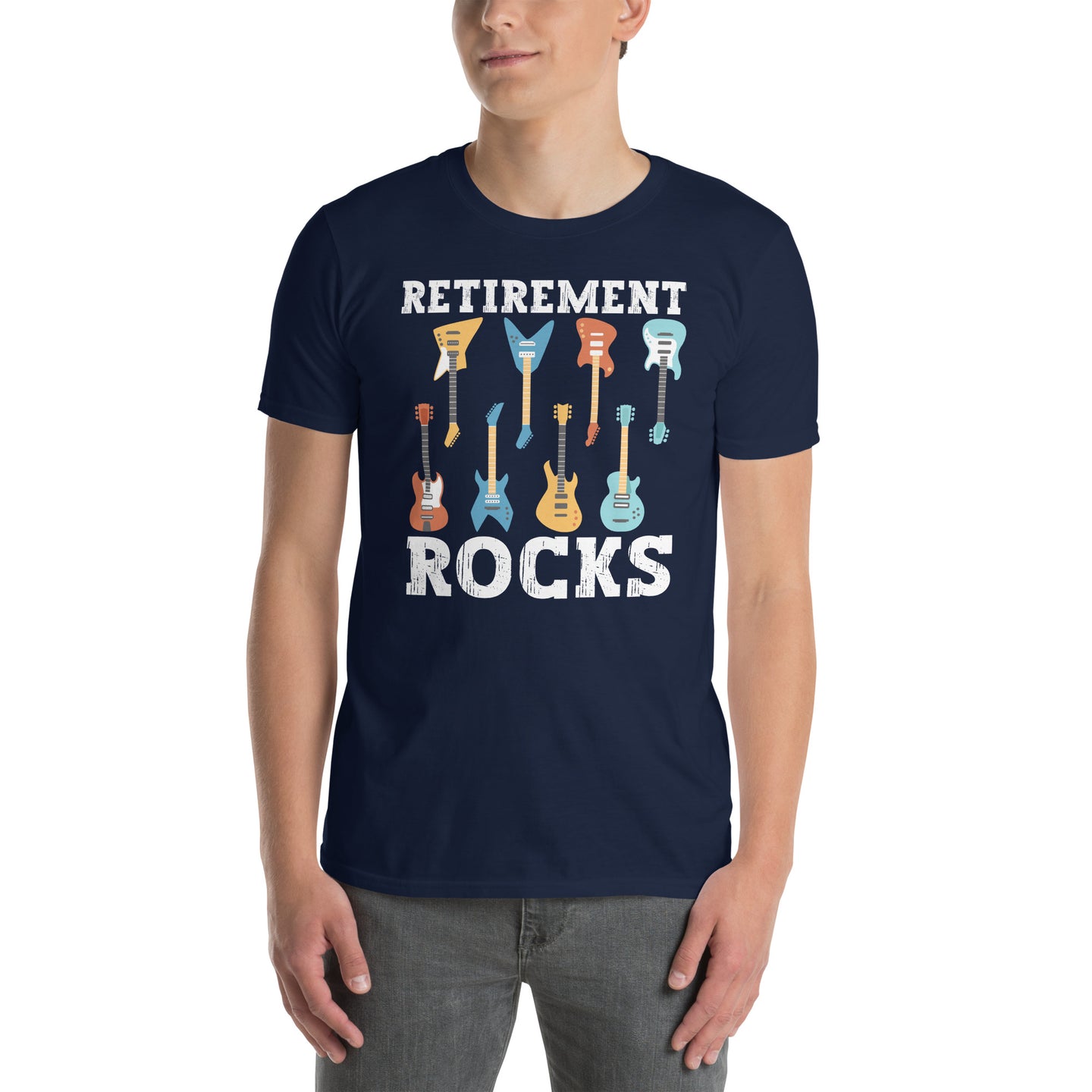 Retirement Rocks Guitar Player Shirt | Funny Musician Gift - Cuccico Design
