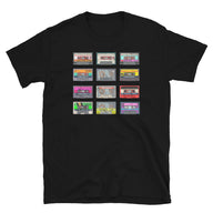 Vintage Cassette T-Shirt 80s 90s Music Mixtape Tee - Cuccico Design