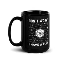 Funny D&D Mug | 'I Have a Plan' Dice & Gamer Gift - Cuccico Design