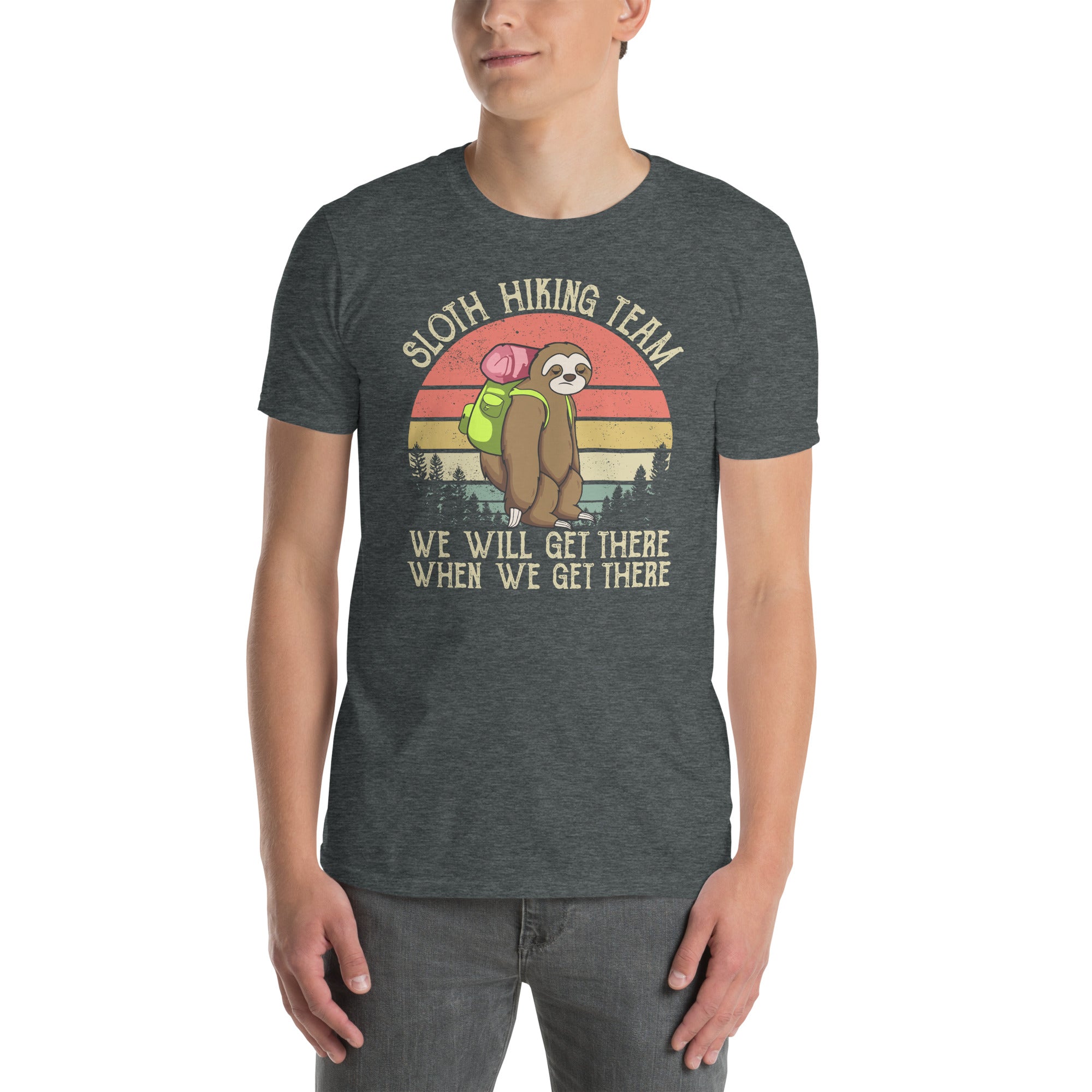 Sloth Hiking Team Shirt | Funny Adventure T-Shirt - Cuccico Design