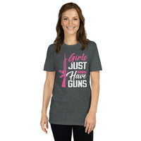Girls Just Wanna Have Guns T-Shirt | Gun Lover Shirt - Cuccico Design