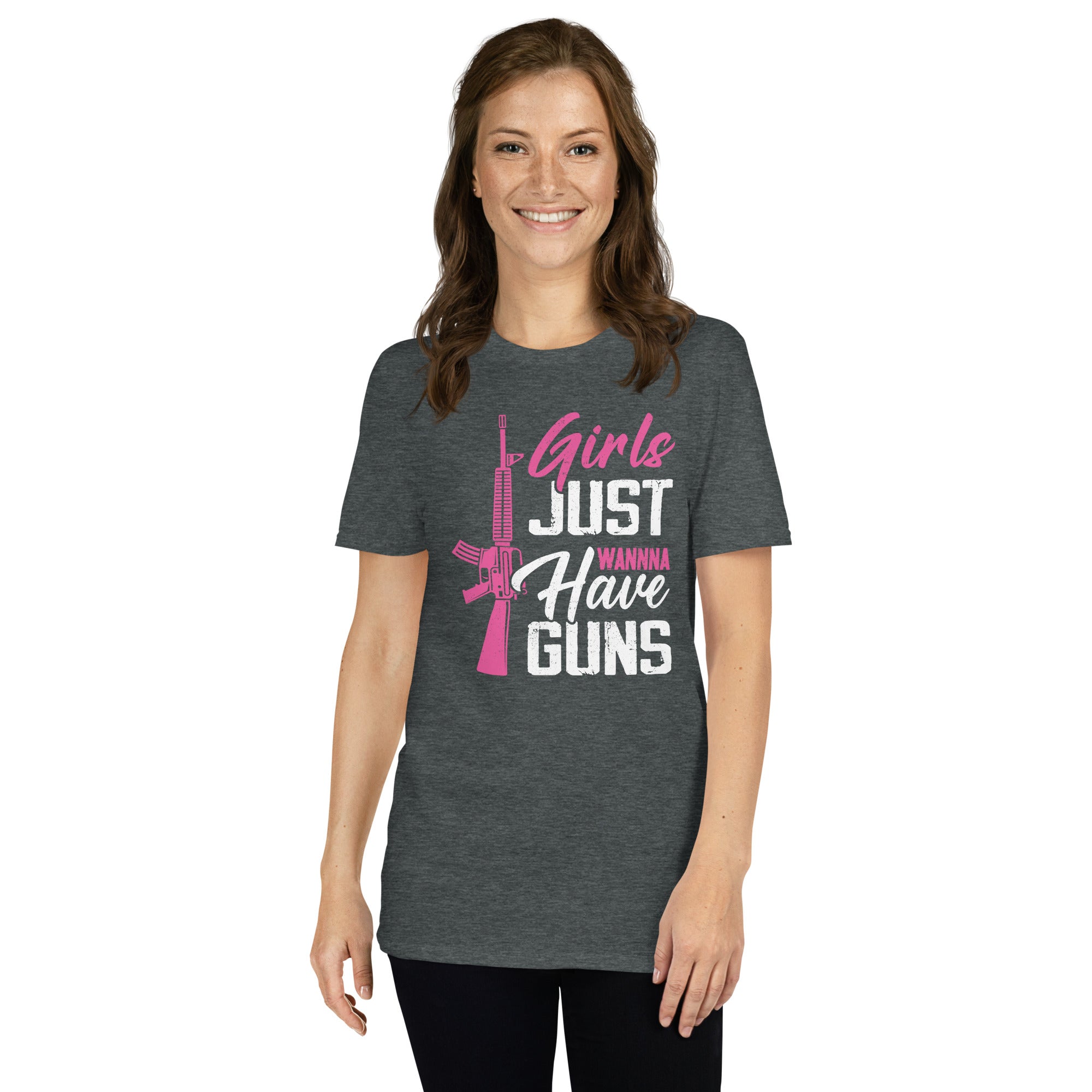 Girls Just Wanna Have Guns T-Shirt | Gun Lover Shirt - Cuccico Design