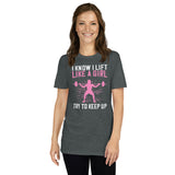 Weightlifting Shirt | Funny 'Lift Like a Girl' Tee - Cuccico Design