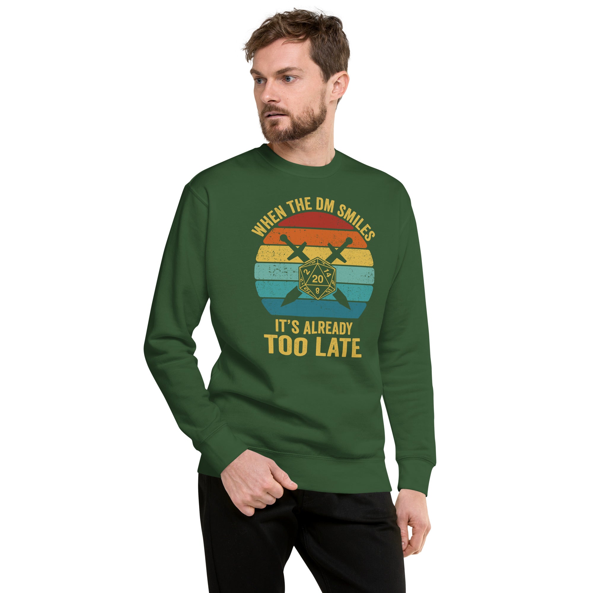 When The DM Smiles It's Too Late Sweatshirt - Cuccico Design