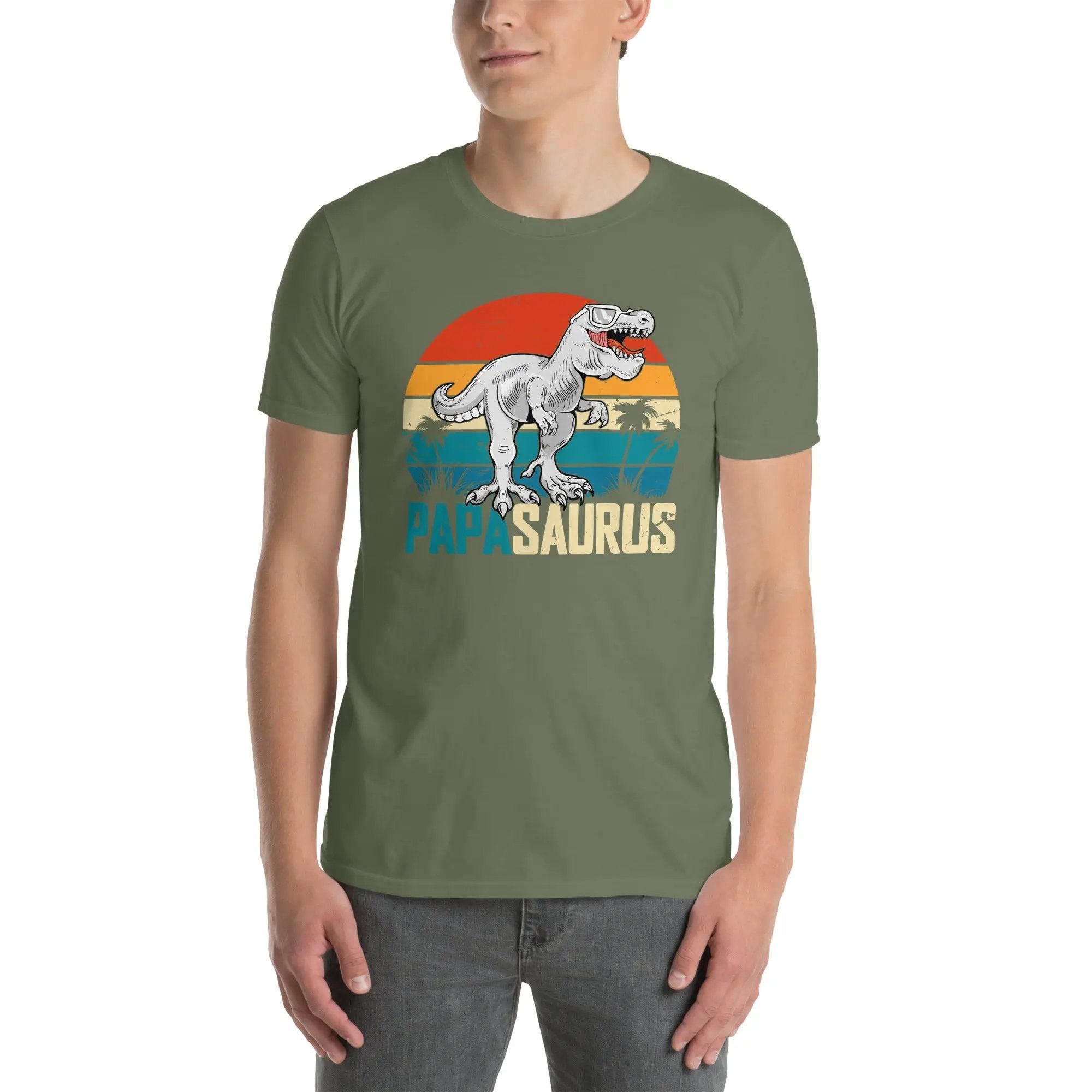 Grandpasaurus T-Shirt | Funny Dinosaur Grandpa Gift - Cuccico Design