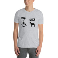 Funny Wheelchair Humor T-Shirt - Joke Design - Cuccico Design