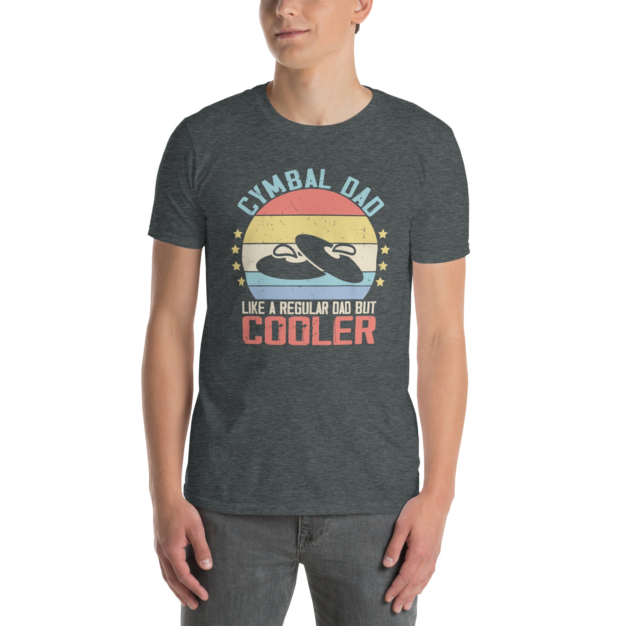 Cymbals Dad T-Shirt - Like A Regular Dad But Cooler - Cuccico Design