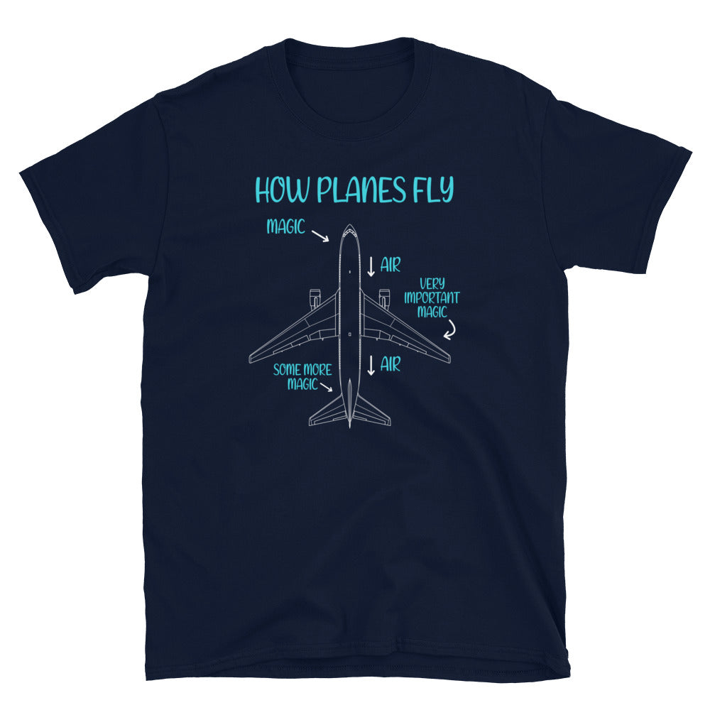 Funny Aerospace Engineer T-Shirt | How Planes Fly - Cuccico Design