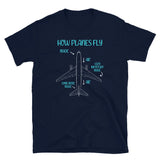 Funny Aerospace Engineer T-Shirt | How Planes Fly - Cuccico Design
