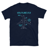 Funny Aerospace Engineer T-Shirt | How Planes Fly - Cuccico Design