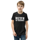 Funny Rizzer In Training Youth T-Shirt | Trendy Kids Tee - Cuccico Design
