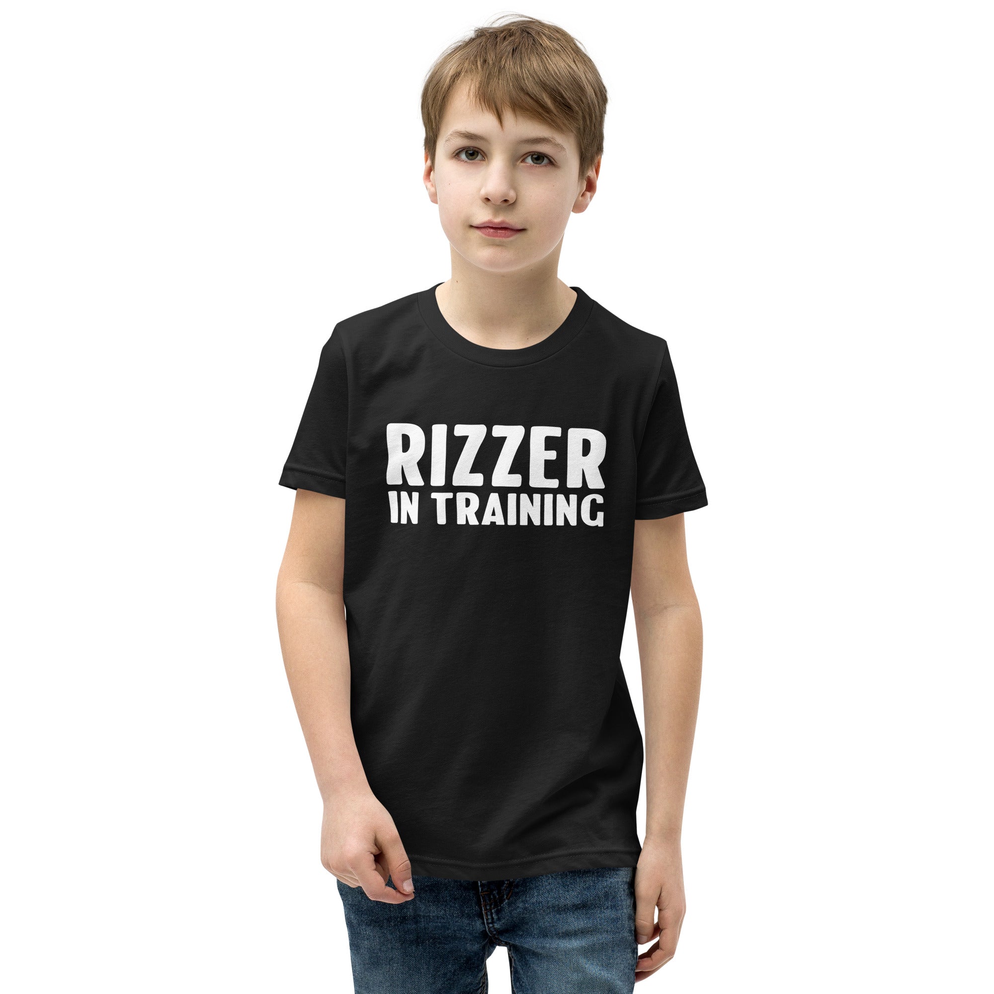 Funny Rizzer In Training Youth T-Shirt | Trendy Kids Tee - Cuccico Design