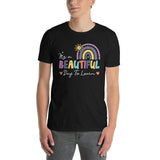 Retro 'Beautiful Day For Learning' Teacher T-Shirt - Cuccico Design