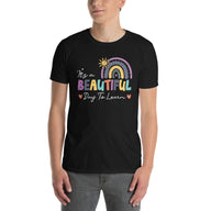Retro 'Beautiful Day For Learning' Teacher T-Shirt - Cuccico Design