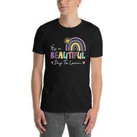 Retro 'Beautiful Day For Learning' Teacher T-Shirt - Cuccico Design