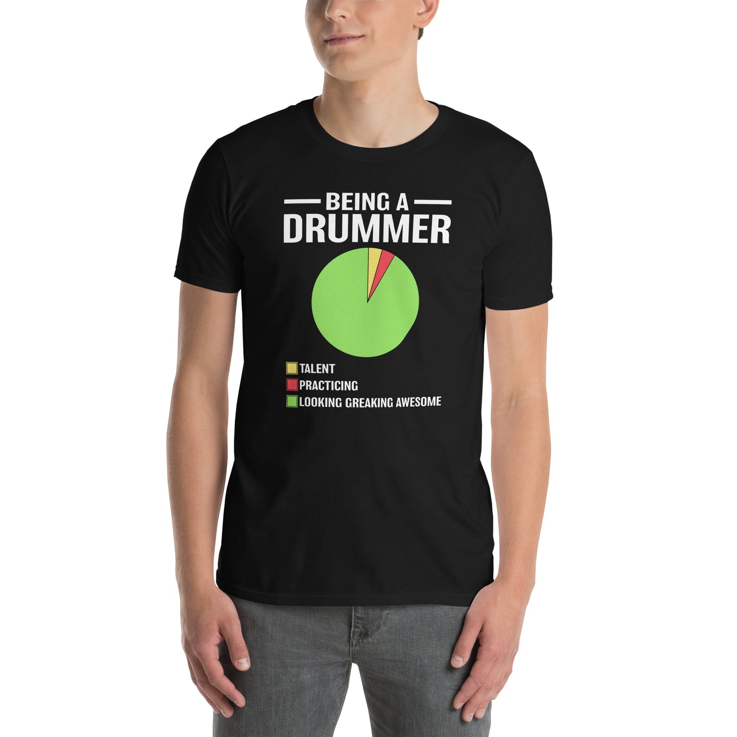 Unisex Drummer T-Shirt | Percussion & Drumming Tee - Cuccico Design