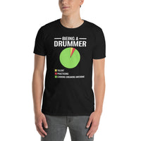Unisex Drummer T-Shirt | Percussion & Drumming Tee - Cuccico Design