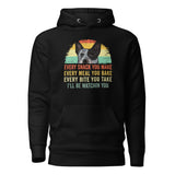 Blue Heeler Australian Cattle Dog Every Snack Hoodie - Cuccico Design