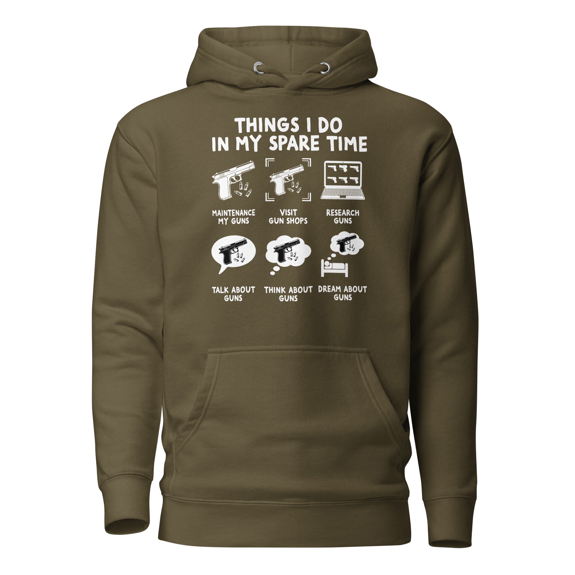 Funny Gun Lover Hoodie - Gun Enthusiast Gift - Cuccico Design