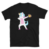 Dabbing Unicorn Baseball Shirt Funny Toddler & Girls T-Shirt - Cuccico Design