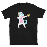 Dabbing Unicorn Baseball Shirt Funny Toddler & Girls T-Shirt - Cuccico Design