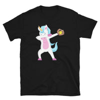 Dabbing Unicorn Baseball Shirt Funny Toddler & Girls T-Shirt - Cuccico Design