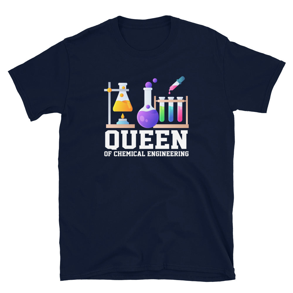 Chemical Engineering Queen T-Shirt - Engineer Gift - Cuccico Design