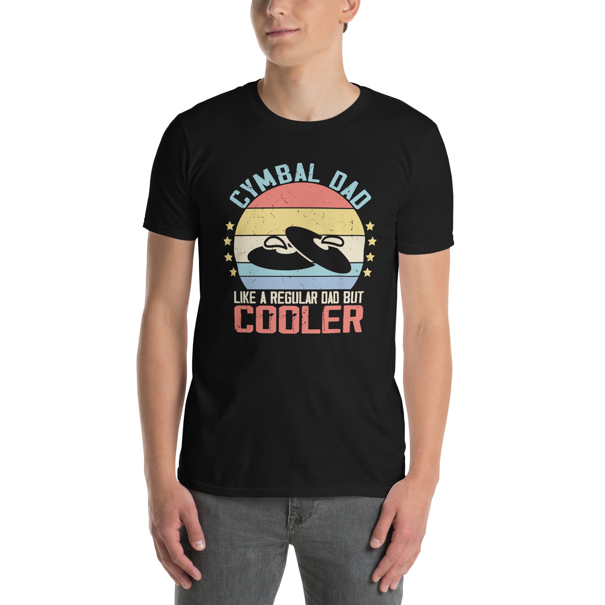 Cymbals Dad T-Shirt - Like A Regular Dad But Cooler - Cuccico Design
