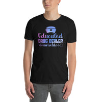 Funny Nurse T-Shirt | Educated Drug Dealer Nurse Life Tee - Cuccico Design