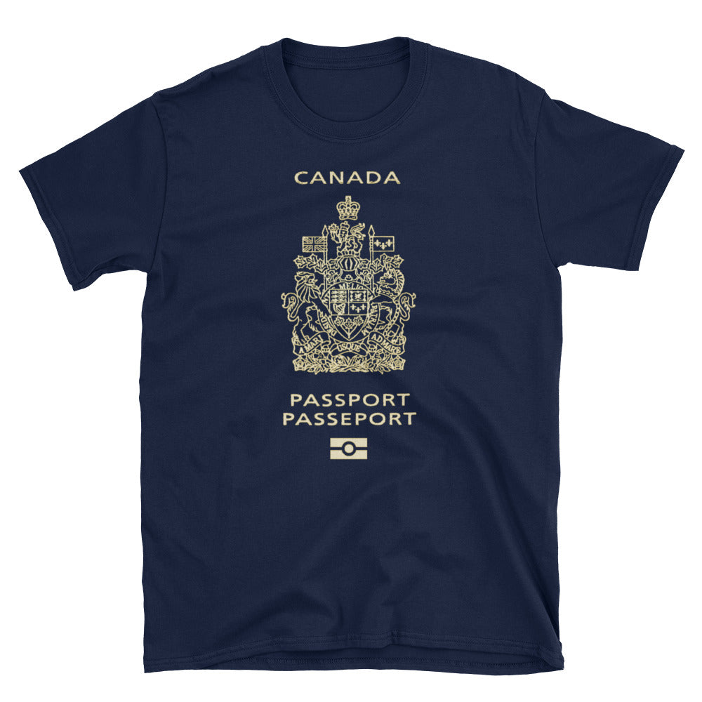 Vintage Canada Passport T-Shirt - Cuccico Design