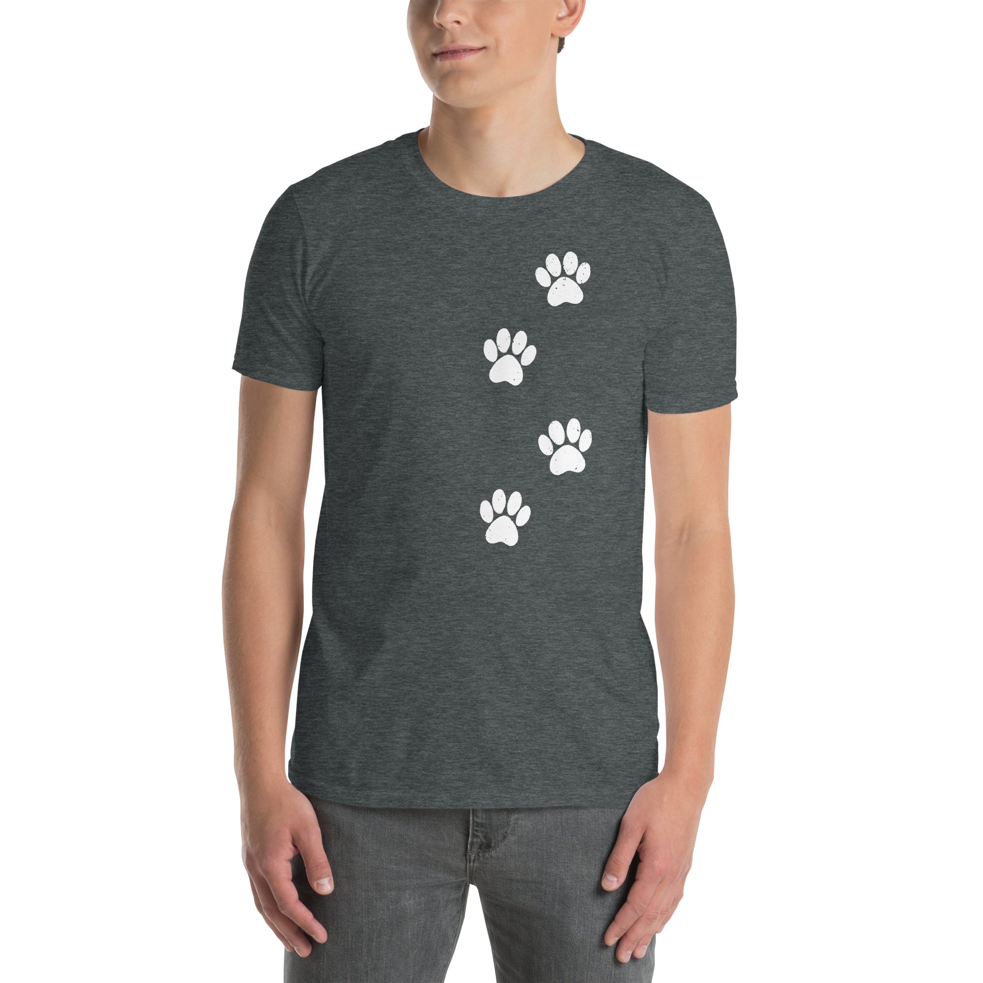 Vintage Dog Paw T-Shirt | Dog Lover Gift Tee - Cuccico Design