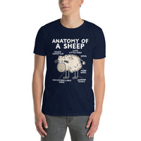 Sheep Shirt | Funny Anatomy of a Sheep Tee - Cuccico Design